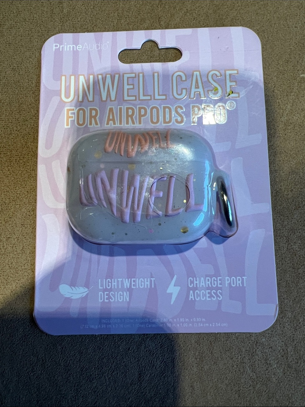 Unwell Silicone Case for AirPods Pro - Pink/Gray